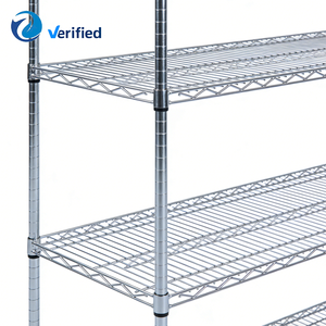 Étagère industrielle à 6 niveaux en fil d'acier, réglable et durable, avec roulettes pour entrepôt - Product Image 5