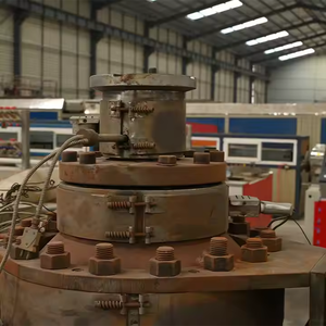 Machine d'<span class=keywords><strong>occasion</strong></span> Acier inoxydable UPVC PVC Profil plastique Porte Fenêtre Arche Équipement de formage - Product Image 3