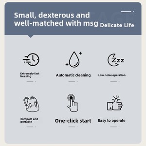 Mesin es elektrik Mini untuk asrama rumah tangga dan musim panas siswa lintas batas grosir Mini peluru plastik pembuat es - Product Image 5