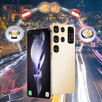Téléphone mobile S24 Ultra 5G, écran OLED 6,8 pouces 120 Hz HD, processeur Deca Core, charge rapide 65 W, 16 Go de RAM, 1 To de stockage, double SIM CDMA/LTE