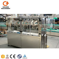 Ligne d'embouteillage d'eau électrique automatique pour les boissons avec emballage en plastique et en verre pour l'eau pure