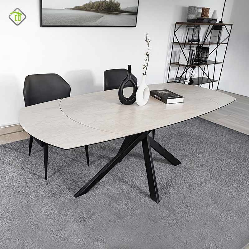 Premium Classic Modern Dining Room Furniture - Slate Top