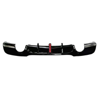 Diffuseur arrière de style MP de qualité supérieure avec lumières à bande verticale adapté à la BMW Série 3 (2005-2012) E90/E92