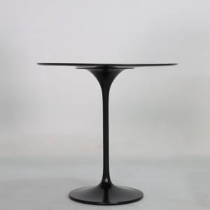 <span class=keywords><strong>Table</strong></span> à café <span class=keywords><strong>ronde</strong></span> de haute qualité avec base en métal, support robuste, <span class=keywords><strong>table</strong></span> à manger basse noire en fibre de verre <span class=keywords><strong>blanche</strong></span> - Product Image 2