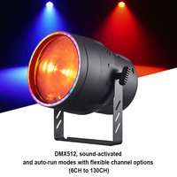 Igracelite 250W COB Zoom CTO LED Wash Par Light Face Light Focus Halo RGBW Grande surface pour Disco Fête de mariage Vacances