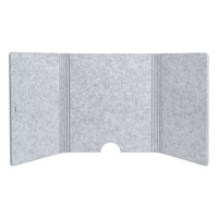 Paravent de bureau en polyester, séparateur acoustique de bureau, panneau acoustique de séparation de bureau