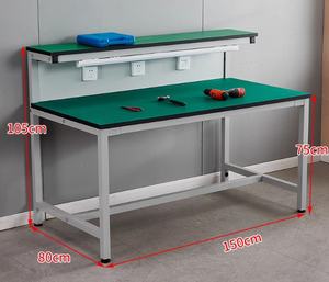 Ligne d'assemblage Esd réglable Table de travail en aluminium acier ordinateur réparation Portable établi avec tiroirs - Product Image 6