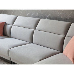 Set <span class=keywords><strong>di</strong></span> Divani Moderni in Tessuto, Mobili Componibili, Divano Angolare a L per Soggiorno, Arredamento per Appartamenti - Product Image 5