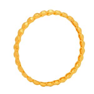 Pulseras de Boda Chapadas en Oro de 18k a <span class=keywords><strong>Precio</strong></span> Económico al por Mayor para Mujer, Novia, Pulseras Abiertas, Joyería de Boda Bengalí de India y Camboya - Product Image 6