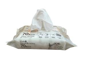 Lingettes humides pour animaux de compagnie, lingettes humides pour chats et chiens, nettoyage des taches, des poils, des fesses - Product Image 3