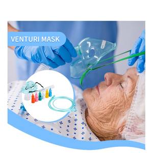 Pvc usine de fabrication nébuliseur Venturi <span class=keywords><strong>masque</strong></span> à oxygène pour adultes et pédiatriques soins médicaux hôpital médical - Product Image 2