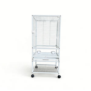 2025 Yeni Stil Kuş Kafesi Evcil Hayvan Kafesleri Tek, Çift ve Üç Katlı Kafes Dış Mekan Büyük Papağan Kafesi Kuş Kafesi - Product Image 5