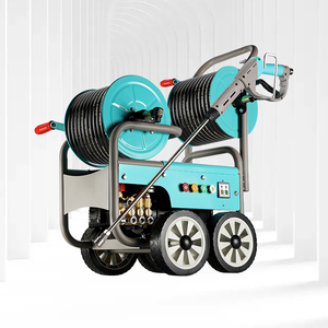 New Design 1.8KW High Pipeline Dredging Cleaner 220V Home Use Sewer Unclogging Machine Large Flow 13LPM for Car Wash New Design - Product Image 1