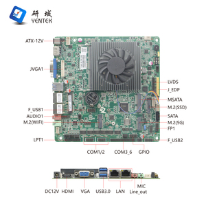 Intel N100 N97 DDR4 Bo mạch chủ với bộ vi xử lý HD VGA EDP LVDS 6 RS232 COM 2 LAN Win10 11 Linux công nghiệp nhỏ ITX Bo mạch chủ - Product Image 5