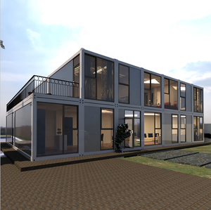 Casa Prefabricada de Acero Moderna de Dos Pisos, Contenedor Modular de Ensamblaje Rápido - Product Image 1