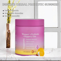 Complément Herbal pour Adultes Marque Blanche : Soutien Immunitaire, Santé Hormonale et Intestinale – Gommes Probiotiques à l'Extrait d'Ananas (60 unités)