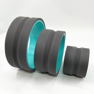 Customizable Logo Perfect Yoga <strong>Foam</strong> <strong>Roller</strong> &amp; Wheel Set 3-Piece TPE EVA ABS Material for Strength &amp; Flexibility Increase - Product Image 1