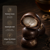 Barras de Mochi de Chocolate Negro Sólido Premium al por Mayor OEM, Snack Dulce Masticable a Granel Directo de Fábrica
