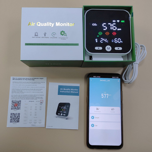 ทูย่าเครื่องตรวจจับคาร์บอนไดออกไซด์แบบพกพา Dm89wifi เครื่องวัดคุณภาพอากาศพร้อมเซ็นเซอร์เอ็นดีร์แบตเตอรี่แบบชาร์จไฟได้เครื่องวัดคาร์บอนไดออกไซด์ - Product Image 5