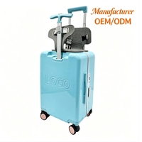 Valise Trolley Multifonctionnelle 20 pouces pour Bébé et Enfant, Imperméable avec Serrure, Siège Rembourré, Tendance et Pratique