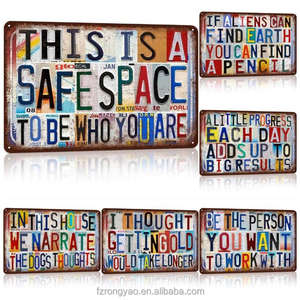 Proveedor Líder en Letreros Metálicos Vintage de Advertencia, Decoración de Pared, Placa de Metal Personalizada de 20x30CM, Venta al por Mayor de Letreros Metálicos Variados - Product Image 6