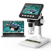 China Factory 307-C OEM ODM Electronic Microscope 8LED Light 4.3Inch IPS Screen 2MP 4.3Inch Screen Compatible 1000X Digital Zoom