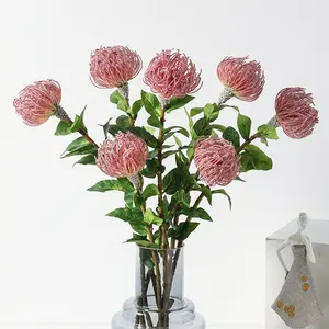 Simulación de flores de vileplume, nuevo diseño, muestra de flores artificiales decorativas para el hogar, para decoración de interiores