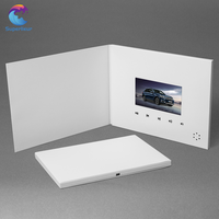 Superlieur – Nouvelle brochure vidéo promotionnelle personnalisée format A5 avec écran LCD IPS HD 4,3 pouces, couverture souple, lecture automatique et fonction de marquage pour entreprises