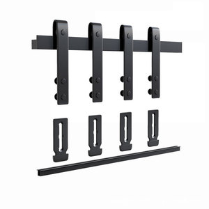 Sistema de rieles de aleación de aluminio para puertas de gabinetes, diseño industrial, instalación duradera con tornillos - Product Image 1