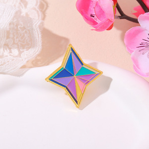 Épingles en émail Genshin Impact Primogems personnalisées jeu bijoux insignes <span class=keywords><strong>de</strong></span> revers pour enfants <span class=keywords><strong>et</strong></span> amis occasion <span class=keywords><strong>de</strong></span> Pâques broches matériel - Product Image 3