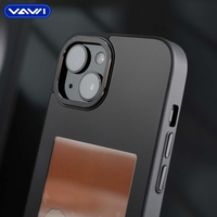 VAWI B287 Coque de téléphone E-ink HD DIY tendance pour iPhone 13 14 15 16 17 Pro Max, étui intelligent NFC E-ink