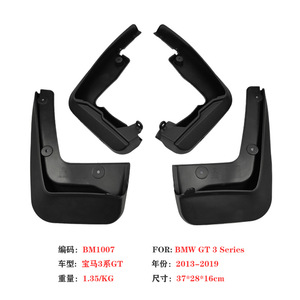 Guardabarros de plástico negro para BMW Serie 3 GT 2013-2020 - Product Image 4