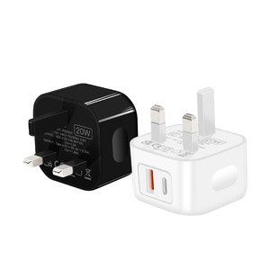 Cargador de Pared Rápido Multi-Puerto USB-C PD de 20W, Adaptador de Corriente CA Compatible <span class=keywords><strong>con</strong></span> <span class=keywords><strong>iPhone</strong></span> <span class=keywords><strong>12</strong></span>/13 Mini/13 Pro/13 Pro MAX Airpod UK PC - Product Image 2