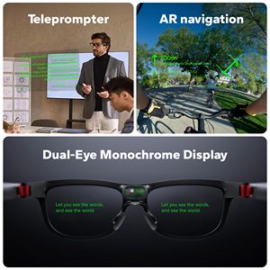 Lunettes intelligentes Inmo GO3 AI Translastion édition mondiale, traduction en temps réel du texte dans vos yeux, lunettes AR avec caméra, assistant <span class=keywords><strong>IA</strong></span> - Product Image 3