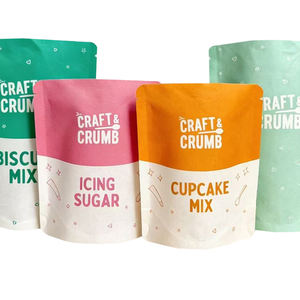 Custom Stand Up <b>Pouches</b> Smell Proof Bag Cookie Packaging Baking Flour <b>Pouch</b> With Tear Notch - Product Image 6