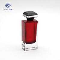 Vente en gros d'usine - Flacons de parfum en verre cylindriques vides de luxe personnalisés de 60 ml, 80 ml, 100 ml avec pulvérisateur à pompe, impression sur écran et boîte d'emballage