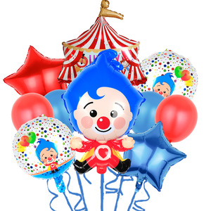 Set de Globos de Helio con Diseño de Payaso de la Fábrica BLN, Decoración <span class=keywords><strong>para</strong></span> Cumpleaños, Festivales, Navidad, Globo de Helio - Product Image 1