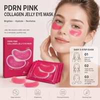Masques hydratants en gel pour les yeux, patchs raffermissants sous les yeux, patchs éclaircissants pour la peau des yeux, patchs au collagène rose pour les cernes