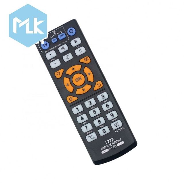 MLK L333 LM331 Learning Remote Control Universal Programmable IR TV Remote Infrared Remote for TV VCR CBL DVD SAT STR-TV