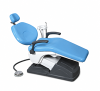Fauteuil dentaire ergonomique avec système intégré de seringue chaude/froide, aspiration et éclairage LED pour interventions chirurgicales