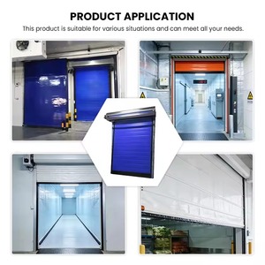 Porte Avvolgibili in Plastica <span class=keywords><strong>per</strong></span> Sicurezza Industriale, Porte Automatiche a Controllo Servo <span class=keywords><strong>per</strong></span> Celle Frigorifere, Porte Rapide in PVC - Product Image 3