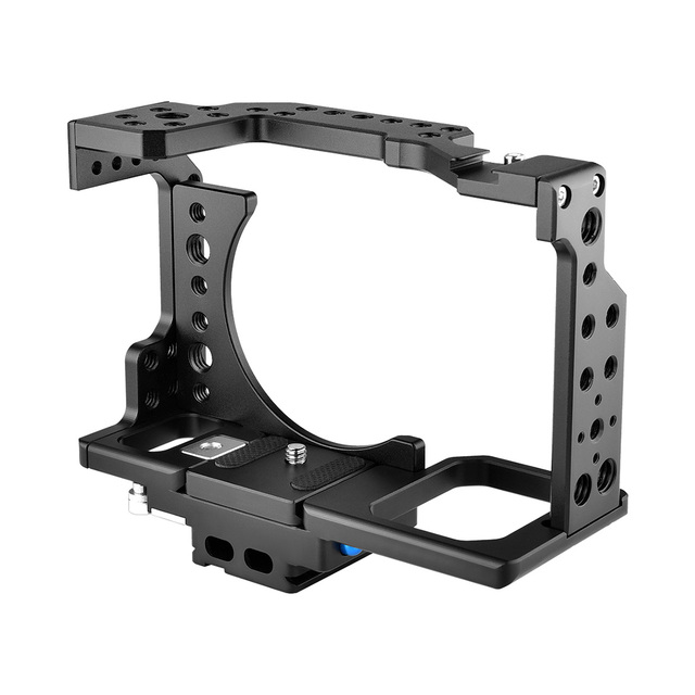 OEM/ODM Universal Aluminum Alloy Camera Case Cage Rig Frame for Sony A7K/A72/A73/A7S2/A7R3/A7R2/A7X DSLR Photography Accessories
