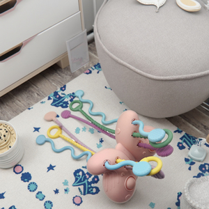 Montessori ของเล่นนุ่มให้ความรู้สึกแบบใหม่สายดึงผีเสื้อยางกัดวัสดุซิลิโคนนุ่มเพื่อการศึกษาของเด็กทารก - Product Image 4