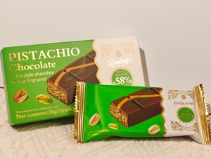 KENLAIFU Bestseller Barre solide de chocolat aux pistaches style Dubaï Halal, directement de l'usine de chocolat - Product Image 3