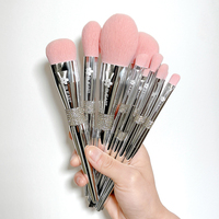Ensemble de pinceaux de maquillage pour femmes, débutantes, professionnels, pinceaux pour le visage et les yeux, cosmétiques, véganes, sans cruauté, fabrication OEM