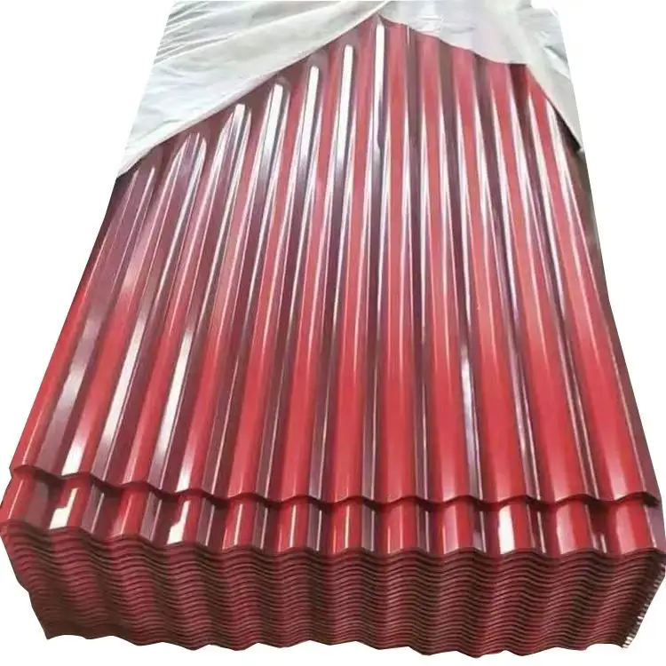 Factory Directly Supply 0.22 Mm Roofing Sheet Price Cheap Corrugated Iron Sheets Painted White Roof Ibr Steel 0 3Mm Metal Matel