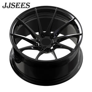 JJSESS Jantes en alliage d'aluminium forgé multi-rayons noir brillant à concavité profonde, jantes en alliage forgé chromées 2Forged pour <span class=keywords><strong>BMW</strong></span> 1 2 3 5 - Product Image 3