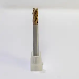 Customizable CNC Tools HRC65 Tungsten Steel Solid Carbide 2/4 Flute Milling Cutter Flat End Mill For Steel Processing