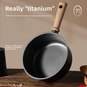 Juegos de utensilios de cocina antiadherentes de titanio <span class=keywords><strong>Carote</strong></span>, uso en estufas de inducción y gas, sartén antiadherente de titanio con tapa de vidrio de silicona - Product Image 1