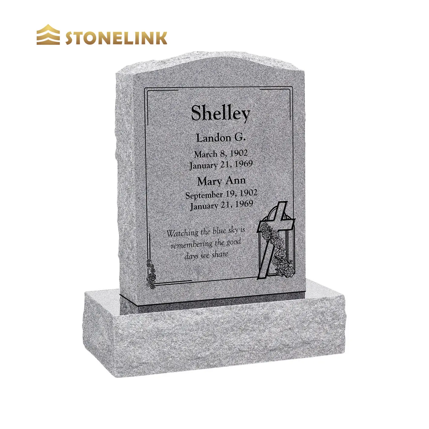Granite Tombstones and Monuments Customized Headstone Designs Beautiful Gravestone